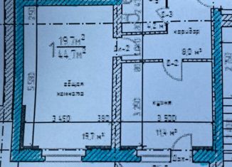 Продается однокомнатная квартира, 44.7 м2, Тамбов, улица Чичерина, 7к1, ЖК Империал