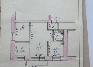 Продаю 3-комнатную квартиру, 41.4 м2, Барнаул, улица Беляева, 39