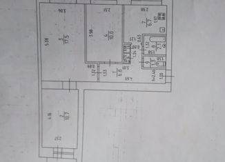 3-комнатная квартира на продажу, 55.7 м2, Глазов, улица Пряженникова, 25