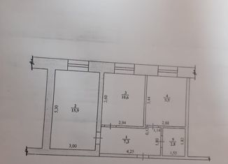 2-ком. квартира на продажу, 46.5 м2, село Красноусольский, улица Калмыкова, 16/2