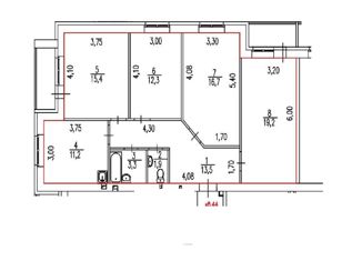 Продаю 4-ком. квартиру, 93.5 м2, Чайковский, улица Карла Маркса, 35к2