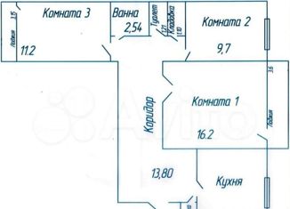 Продажа трехкомнатной квартиры, 67.5 м2, посёлок Майский, посёлок Майский, 9