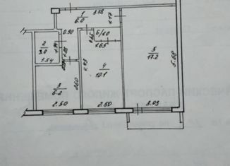 Двухкомнатная квартира на продажу, 44.2 м2, Салават, улица Калинина, 30