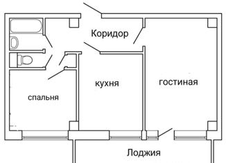 Продается двухкомнатная квартира, 50 м2, Свердловская область, улица Сулимова, 28Б