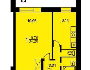 1-ком. квартира на продажу, 35.8 м2, Москва, улица Вешних Вод, 4к1, улица Вешних Вод