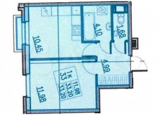 Продажа 1-комнатной квартиры, 34 м2, Санкт-Петербург, Сызранская улица, 23АП, метро Электросила