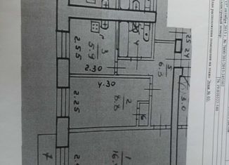 Продаю двухкомнатную квартиру, 41.1 м2, Ростов, Пролетарская улица, 37