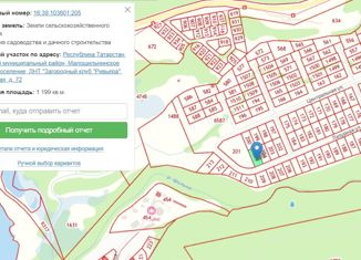 Продаю участок, 11.99 сот., ДНТ Загородный Клуб Ривьера, Лазурная улица