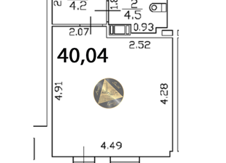 Продам квартиру студию, 40.04 м2, Санкт-Петербург, улица Одоевского, 17, улица Одоевского