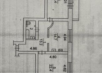 Продам 2-ком. квартиру, 75.1 м2, Томская область, Путевая улица, 1Ж