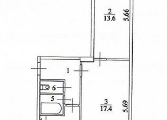 Продажа 2-ком. квартиры, 45 м2, Северодвинск, Северная улица, 11