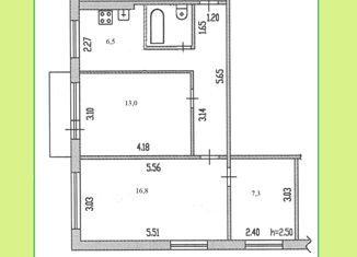 Продажа трехкомнатной квартиры, 53.6 м2, Барнаул, Южный проезд, 31В, Индустриальный район