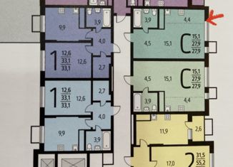 Продам квартиру студию, 27.9 м2, поселение Десёновское, микрорайон Новые Ватутинки Десна, к15/1