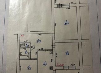 Продам 3-ком. квартиру, 78.2 м2, Цимлянск, улица Ленина, 127