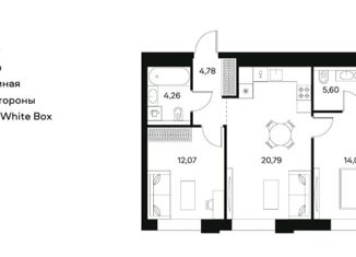 Продается 2-комнатная квартира, 61.61 м2, Москва, Автозаводская улица, 26, Автозаводская улица