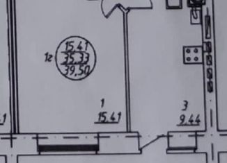 Однокомнатная квартира на продажу, 39.5 м2, Йошкар-Ола, улица Баумана, 1, 6-й микрорайон