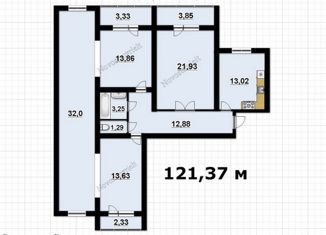 Продам трехкомнатную квартиру, 121 м2, Саратов, улица Рамаева, 18, Волжский район