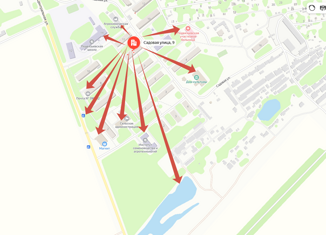 Продаю комнату, 43 м2, Рязанская область, Садовая улица, 9