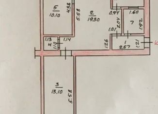 Продаю трехкомнатную квартиру, 57 м2, Волгоград, Мачтозаводская улица, 118