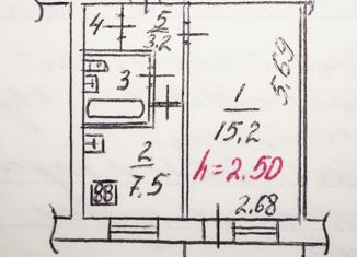 Продажа однокомнатной квартиры, 30.1 м2, поселок Федотово, посёлок Федотово, 19