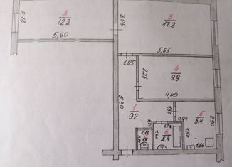 Продам 3-комнатную квартиру, 53 м2, село Хилково, Школьная улица, 7