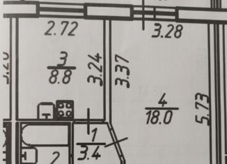 Продажа 1-комнатной квартиры, 36.7 м2, Санкт-Петербург, проспект Королёва, 57к1, ЖК Граффити
