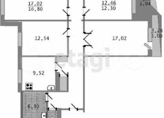 Продажа комнаты, 98 м2, Барнаул, улица Юрина, 182