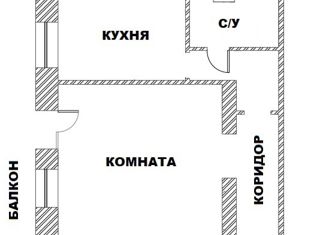 Продается 1-ком. квартира, 47 м2, Казань, Вахитовский район, улица Дзержинского, 20