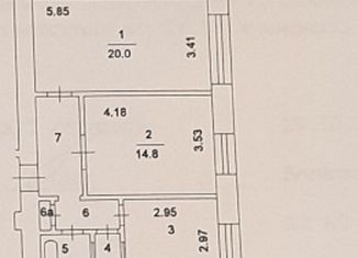 2-ком. квартира на продажу, 57 м2, Москва, проспект Вернадского, 9/10, Гагаринский район