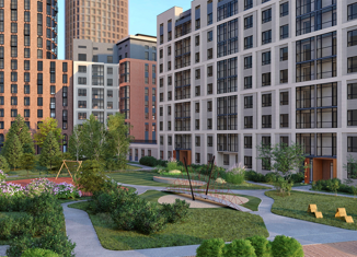 1-комнатная квартира на продажу, 35.7 м2, Новосибирск, ЖК Чернышевский