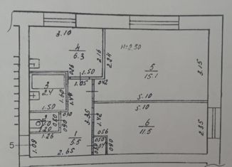 Продаю 2-ком. квартиру, 42 м2, Юрга, Водозаборная улица, 1