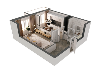 Продается однокомнатная квартира, 40.84 м2, Казань, ЖК Мечта, жилой комплекс Мечта, 4