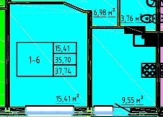 Продаю 1-комнатную квартиру, 37 м2, посёлок Мичуринский, улица Андрея Рублёва, 8