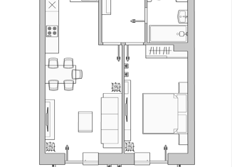Продаю 2-ком. квартиру, 52.3 м2, Волгоград, улица Алехина, 38А, Краснооктябрьский район