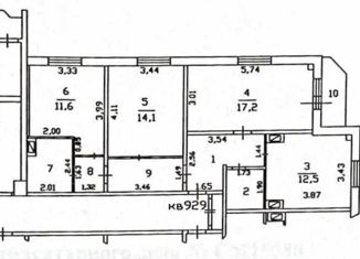 Продажа трехкомнатной квартиры, 77.9 м2, Ленинградская область, Ленинградская улица, 5