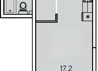 Квартира на продажу студия, 26 м2, Краснодар, улица Героя Пешкова, 14к3, ЖК Парк Победы