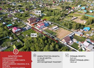 Продажа дома, 140 м2, СНТ Нива, Урожайная улица, 351
