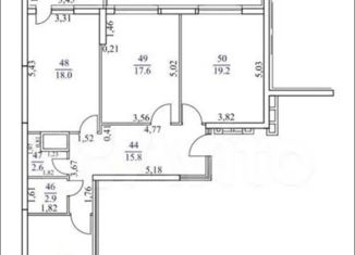 Продается трехкомнатная квартира, 92.2 м2, Самара, Белорусская улица, 26, Куйбышевский район