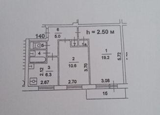 2-комнатная квартира на продажу, 45 м2, Москва, улица Академика Скрябина, 16к2, метро Рязанский проспект
