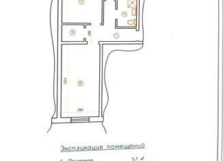 Продажа двухкомнатной квартиры, 45.3 м2, Чудово, Парайненская улица, 3А