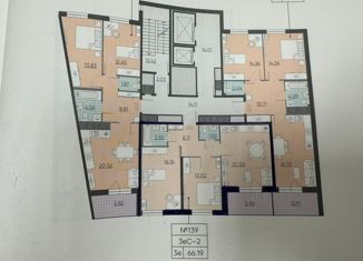 Продам двухкомнатную квартиру, 66 м2, Санкт-Петербург, ЖК Морская Набережная, набережная Миклухо-Маклая, 1к1