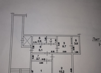 Продаю 2-ком. квартиру, 60 м2, село Кабардинка, Спортивная улица, 18А