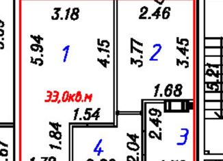 Продается 1-комнатная квартира, 33 м2, Верхняя Пышма, улица Красных Партизан, 52, ЖК Петровский