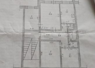 Продается 4-комнатная квартира, 74.6 м2, Вихоревка, улица Горького, 10А