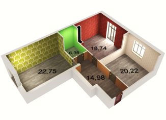 2-ком. квартира на продажу, 83.4 м2, Брянская область, Бежицкая улица, 279А