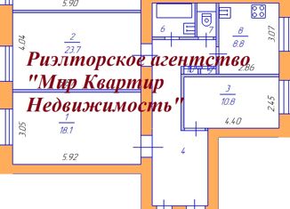 Продается комната, 23.7 м2, Североморск, Комсомольская улица, 3
