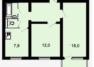 Продается 2-комнатная квартира, 50.5 м2, Архангельская область, Стрелковая улица, 24