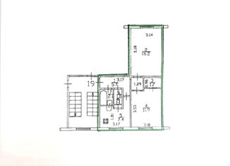 Продам 2-ком. квартиру, 46 м2, Санкт-Петербург, 2-й Рабфаковский переулок, 5к3, метро Обухово