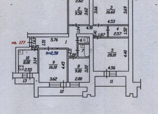 Продается 5-ком. квартира, 103.4 м2, Чебоксары, улица Ленинского Комсомола, 52, Калининский район