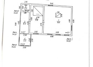 Продаю дом, 63 м2, посёлок Еленский, улица Фокина, 20